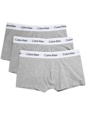 Calvin Klein logo-tape elasticated-waistband boxers - Grey