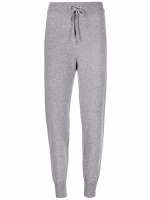 Alexander McQueen logo-embroidered track pants - Grey