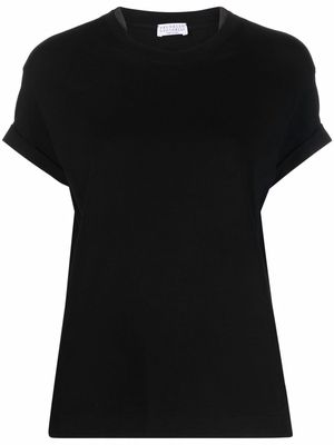 Brunello Cucinelli round-neck short-sleeve T-shirt - Black