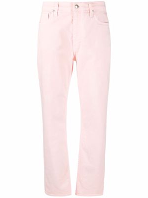 ETRO logo patch straight-leg jeans - Pink
