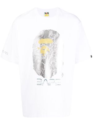 A BATHING APE® Ape Head graphic T-shirt - White