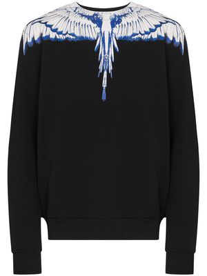 Marcelo Burlon County of Milan Wings cotton sweatshirt - Black