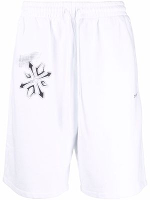 Off-White graphic-print shorts