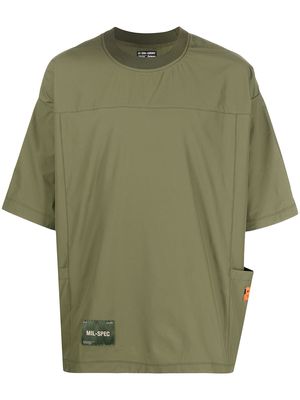 izzue side-pocket T-shirt - Green