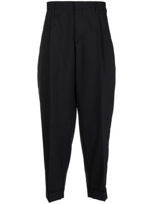 Kolor cropped tailored trousers - Black