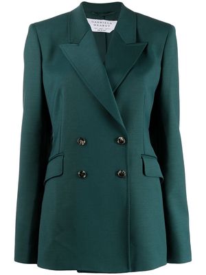 Gabriela Hearst wool-blend double-breasted blazer - Green