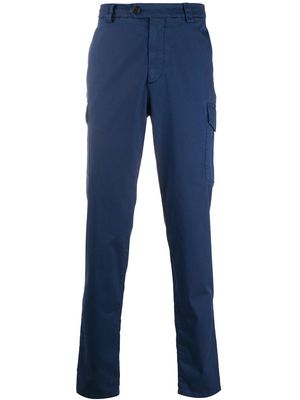 Brunello Cucinelli slim-fit chino trousers - Blue
