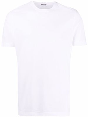 Zanone short-sleeved cotton T-shirt - White