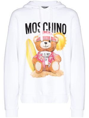 Moschino Teddy Bear-print crew-neck sweatshirt - White