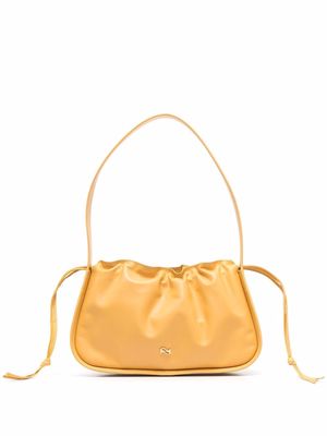Yuzefi Mini Scrunch leather tote bag - Yellow