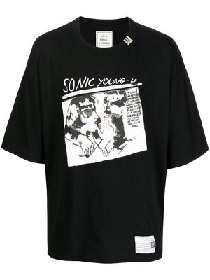 Maison Mihara Yasuhiro Sonic Youth graphic-print T-shirt - Black