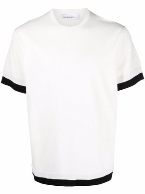 Neil Barrett layered short-sleeve T-shirt - White