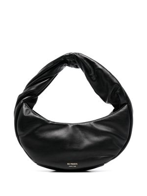 REE PROJECTS mini Wyn ruched bag - Black