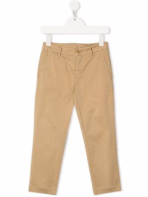 DONDUP KIDS slim-fit chino trousers - Neutrals