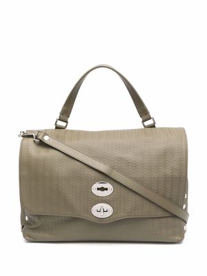 Zanellato Postina® leather tote bag - Green