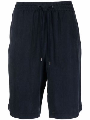 Giorgio Armani drawstring-waist shorts - Blue