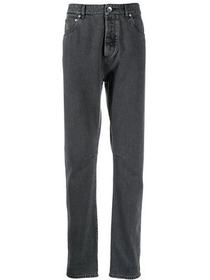 Brunello Cucinelli straight-leg jeans - Grey
