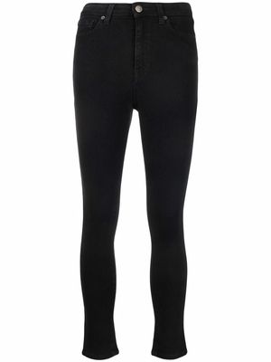 TWINSET mid-rise skinny jeans - Black