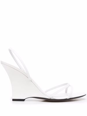 Alevì slingback wedge sandals - White