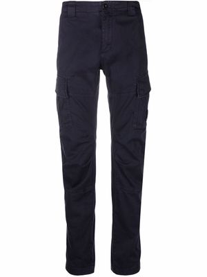 C.P. Company Lens-embellished cargo trousers - Blue