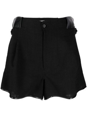 The Mannei high-waisted shorts - Black