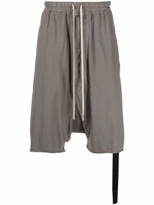 Rick Owens DRKSHDW drop-crotch shorts - Grey