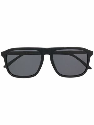 Alexander McQueen Eyewear square-frame tinted sunglasses - Black