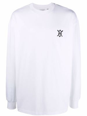 Daily Paper Amsterdam store long sleeve T-shirt - White