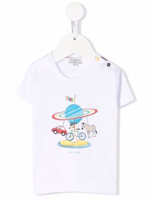 Paul Smith Junior logo-print T-shirt - White