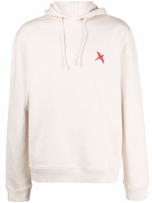 Axel Arigato embroidered-logo hoodie - Neutrals