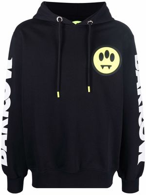 BARROW logo-print drawstring hoodie - Black