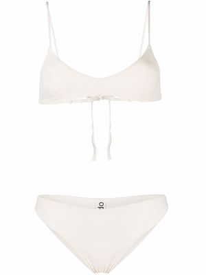LIDO rear tie-fastening bikini - Neutrals