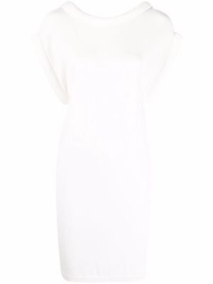 Federica Tosi scoop-back jersey dress - White