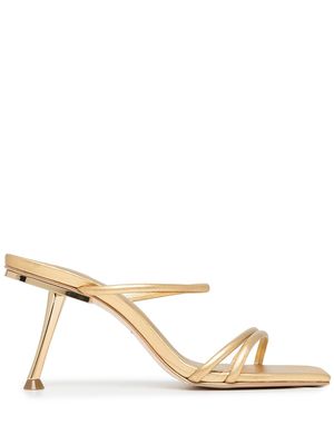 Cult Gaia Lydia 70mm open-toe sandals - Gold