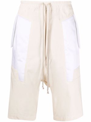 Rick Owens Fogcatcher cotton shorts - Neutrals