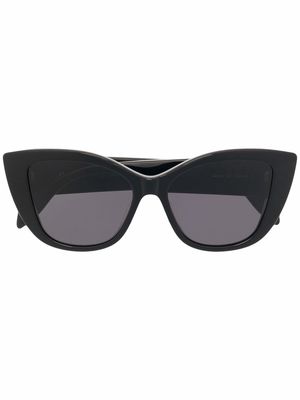 Alexander McQueen Eyewear logo-print sunglasses - Black