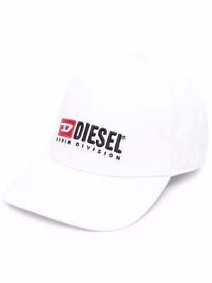 Diesel Corry-Div logo-embroidered cap - White