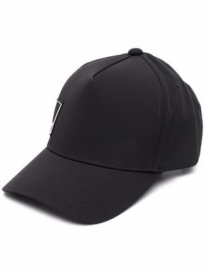 Emporio Armani logo-patch cap - Black