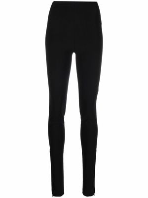 Nina Ricci high-rise fitted trousers - Black