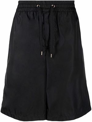 Versace drawstring wide-leg shorts - Black