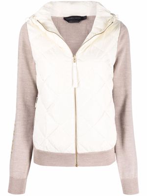 Canada Goose panelled hooded jacket - Neutrals