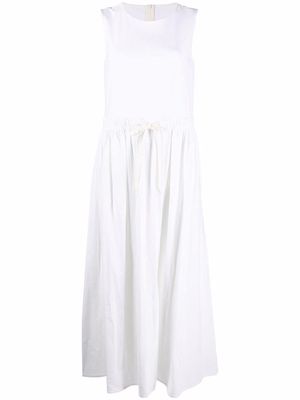 MM6 Maison Margiela contrast-stitch maxi dress - White