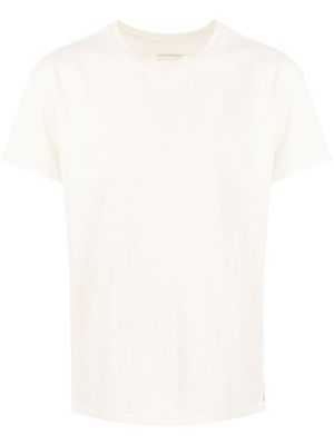 Les Tien short-sleeved cotton T-shirt - Neutrals