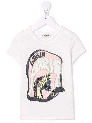 LANVIN Enfant graphic-print T-shirt - White