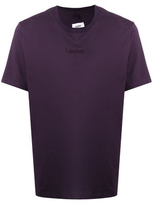 Doublet Eggplant short-sleeve T-shirt - Purple