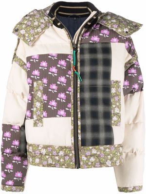 MCQ patchwork padded jacket - Neutrals