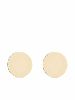 Mateo 14kt yellow gold mini disc stud earrings