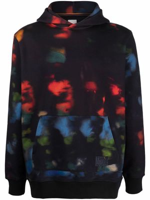 PAUL SMITH tie-dye print hoodie - Black