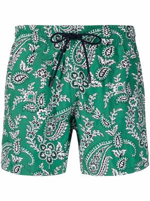 ETRO paisley-print swim shorts - Green