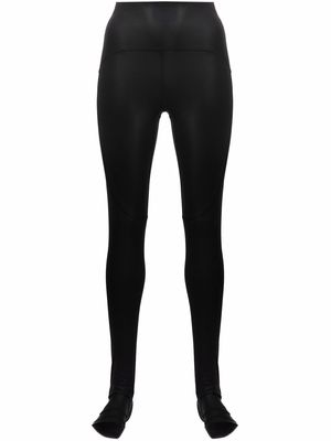 adidas by Stella McCartney high-waist logo-print leggings - Black
